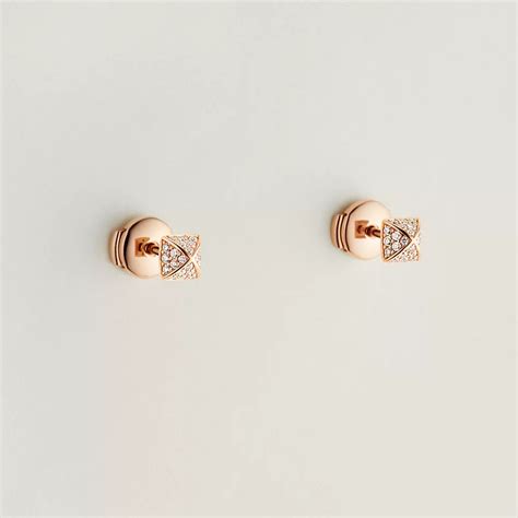 hermes clou d'h earrings|the realreal Hermes earrings.